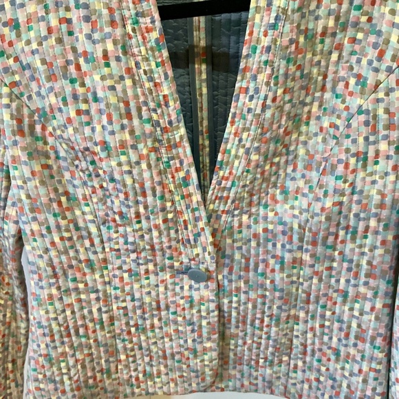 Katie Hill Blazeer 100 percent silk confetti design - Picture 6 of 8